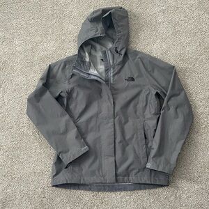 North Face Pearl Gray Women's M Rain Coat